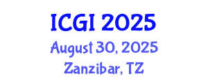 International Conference on Geoinformatics (ICGI) August 30, 2025 - Zanzibar, Tanzania