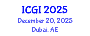 International Conference on Geoinformatics (ICGI) December 20, 2025 - Dubai, United Arab Emirates