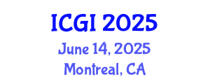 International Conference on Geoinformatics (ICGI) June 14, 2025 - Montreal, Canada