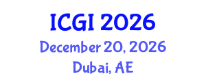 International Conference on Geoinformatics (ICGI) December 20, 2026 - Dubai, United Arab Emirates International Conference on Geoinformatics (ICGI) December 20, 2026 - Dubai, United Arab Emirates