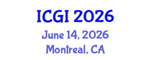 International Conference on Geoinformatics (ICGI) June 14, 2026 - Montreal, Canada