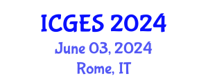 International Conference on Geological and Earth Sciences (ICGES) June 03, 2024 - Rome, Italy
