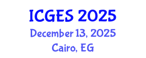 International Conference on Geological and Earth Sciences (ICGES) December 13, 2025 - Cairo, Egypt