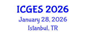 International Conference on Geological and Earth Sciences (ICGES) January 28, 2026 - Istanbul, Turkey