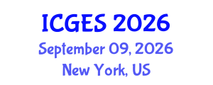 International Conference on Geological and Earth Sciences (ICGES) September 09, 2026 - New York, United States International Conference on Geological and Earth Sciences (ICGES) September 09, 2026 - New York, United States