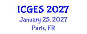 International Conference on Geological and Earth Sciences (ICGES) January 25, 2027 - Paris, France International Conference on Geological and Earth Sciences (ICGES) January 25, 2027 - Paris, France