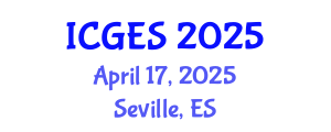 International Conference on Geological and Environmental Sciences (ICGES) April 17, 2025 - Seville, Spain