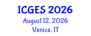 International Conference on Geological and Environmental Sciences (ICGES) August 12, 2026 - Venice, Italy