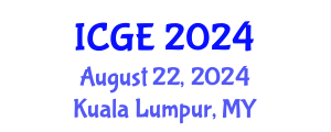International Conference on Geological Engineering (ICGE) August 22, 2024 - Kuala Lumpur, Malaysia