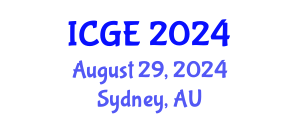 International Conference on Geological Engineering (ICGE) August 29, 2024 - Sydney, Australia