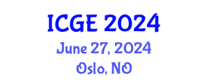International Conference on Geological Engineering (ICGE) June 27, 2024 - Oslo, Norway