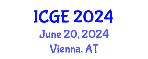 International Conference on Geological Engineering (ICGE) June 20, 2024 - Vienna, Austria