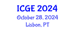 International Conference on Geological Engineering (ICGE) October 28, 2024 - Lisbon, Portugal