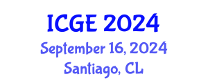 International Conference on Geological Engineering (ICGE) September 16, 2024 - Santiago, Chile