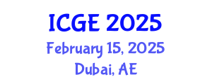 International Conference on Geological Engineering (ICGE) February 15, 2025 - Dubai, United Arab Emirates