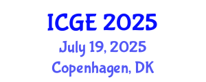 International Conference on Geological Engineering (ICGE) July 19, 2025 - Copenhagen, Denmark