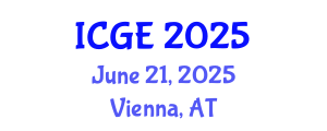 International Conference on Geological Engineering (ICGE) June 21, 2025 - Vienna, Austria