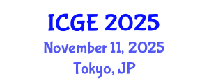 International Conference on Geological Engineering (ICGE) November 11, 2025 - Tokyo, Japan