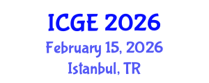 International Conference on Geological Engineering (ICGE) February 15, 2026 - Istanbul, Turkey