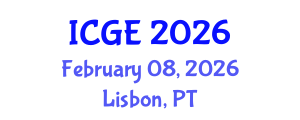 International Conference on Geological Engineering (ICGE) February 08, 2026 - Lisbon, Portugal