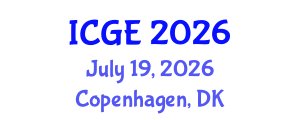 International Conference on Geological Engineering (ICGE) July 19, 2026 - Copenhagen, Denmark