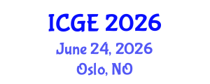 International Conference on Geological Engineering (ICGE) June 24, 2026 - Oslo, Norway