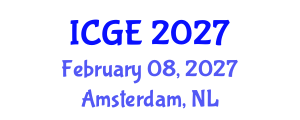 International Conference on Geological Engineering (ICGE) February 08, 2027 - Amsterdam, Netherlands International Conference on Geological Engineering (ICGE) February 08, 2027 - Amsterdam, Netherlands