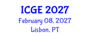 International Conference on Geological Engineering (ICGE) February 08, 2027 - Lisbon, Portugal International Conference on Geological Engineering (ICGE) February 08, 2027 - Lisbon, Portugal