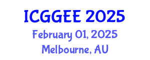 International Conference on Geological, Geotechnical and Environmental Engineering (ICGGEE) February 01, 2025 - Melbourne, Australia