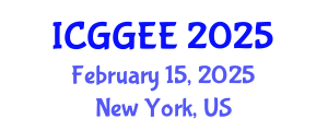 International Conference on Geological, Geotechnical and Environmental Engineering (ICGGEE) February 15, 2025 - New York, United States