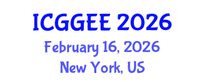 International Conference on Geological, Geotechnical and Environmental Engineering (ICGGEE) February 16, 2026 - New York, United States International Conference on Geological, Geotechnical and Environmental Engineering (ICGGEE) February 16, 2026 - New York, United States