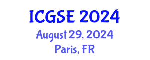 International Conference on Geological Sciences and Engineering (ICGSE) August 29, 2024 - Paris, France