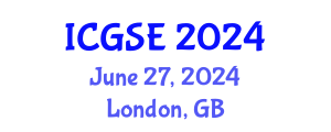 International Conference on Geological Sciences and Engineering (ICGSE) June 27, 2024 - London, United Kingdom