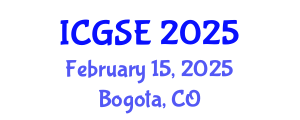 International Conference on Geological Sciences and Engineering (ICGSE) February 15, 2025 - Bogota, Colombia