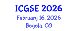 International Conference on Geological Sciences and Engineering (ICGSE) February 16, 2026 - Bogota, Colombia International Conference on Geological Sciences and Engineering (ICGSE) February 16, 2026 - Bogota, Colombia