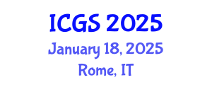 International Conference on Geological Sciences (ICGS) January 18, 2025 - Rome, Italy