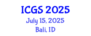 International Conference on Geological Sciences (ICGS) July 15, 2025 - Bali, Indonesia