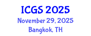 International Conference on Geological Sciences (ICGS) November 29, 2025 - Bangkok, Thailand