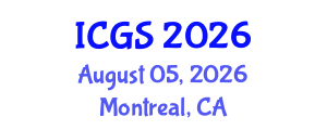 International Conference on Geological Sciences (ICGS) August 05, 2026 - Montreal, Canada