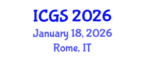 International Conference on Geological Sciences (ICGS) January 18, 2026 - Rome, Italy