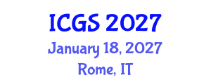 International Conference on Geological Sciences (ICGS) January 18, 2027 - Rome, Italy International Conference on Geological Sciences (ICGS) January 18, 2027 - Rome, Italy