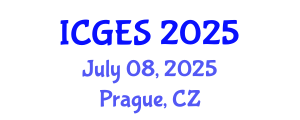 International Conference on Geology and Earth Sciences (ICGES) July 08, 2025 - Prague, Czechia