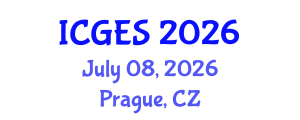 International Conference on Geology and Earth Sciences (ICGES) July 08, 2026 - Prague, Czechia