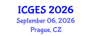 International Conference on Geology and Earth Sciences (ICGES) September 06, 2026 - Prague, Czechia