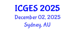 International Conference on Geology and Earth Systems (ICGES) December 02, 2025 - Sydney, Australia