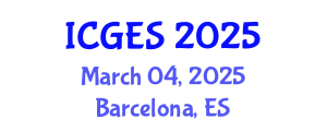 International Conference on Geology and Earth Systems (ICGES) March 04, 2025 - Barcelona, Spain
