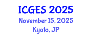 International Conference on Geology and Earth Systems (ICGES) November 15, 2025 - Kyoto, Japan