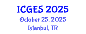 International Conference on Geology and Earth Systems (ICGES) October 25, 2025 - Istanbul, Turkey