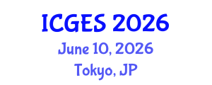 International Conference on Geology and Earth Systems (ICGES) June 10, 2026 - Tokyo, Japan