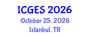 International Conference on Geology and Earth Systems (ICGES) October 25, 2026 - Istanbul, Turkey